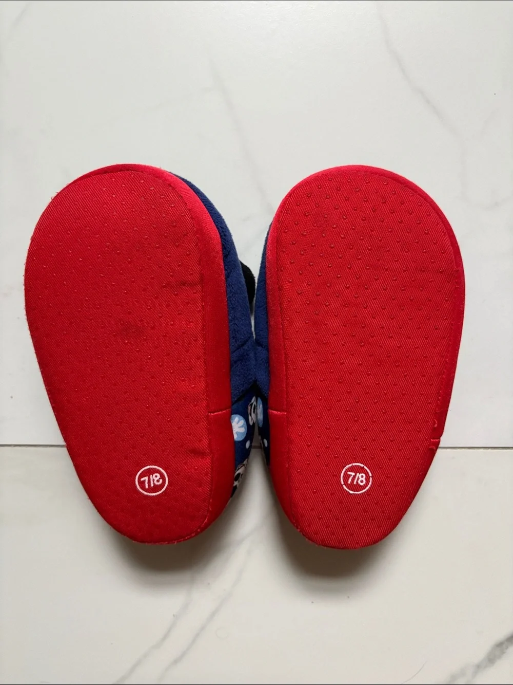 Disney plush slippers